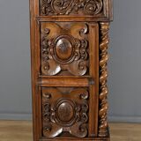 Oratory in solid walnut, Neo-Gothic Renaissance style – Late 19th century