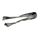 Solid silver sugar tongs