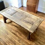 Table de ferme chene ancien tower - 200 cm de long