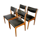 Set of 4 Scandinavian style chairs