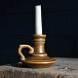 Maronne stoneware candle holder