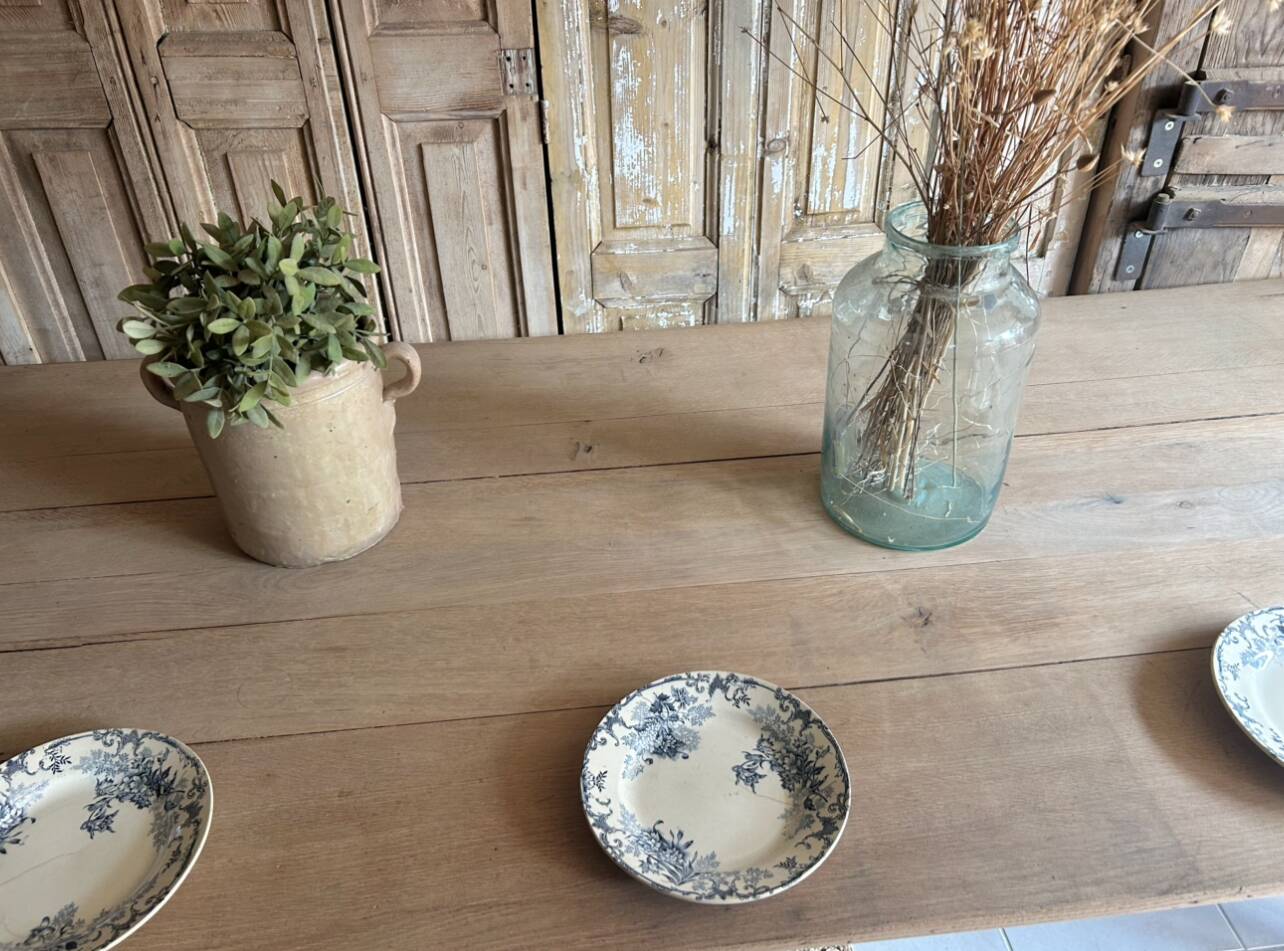 Very Large Antique Farmhouse Table – 3 Meters – Solid Oak