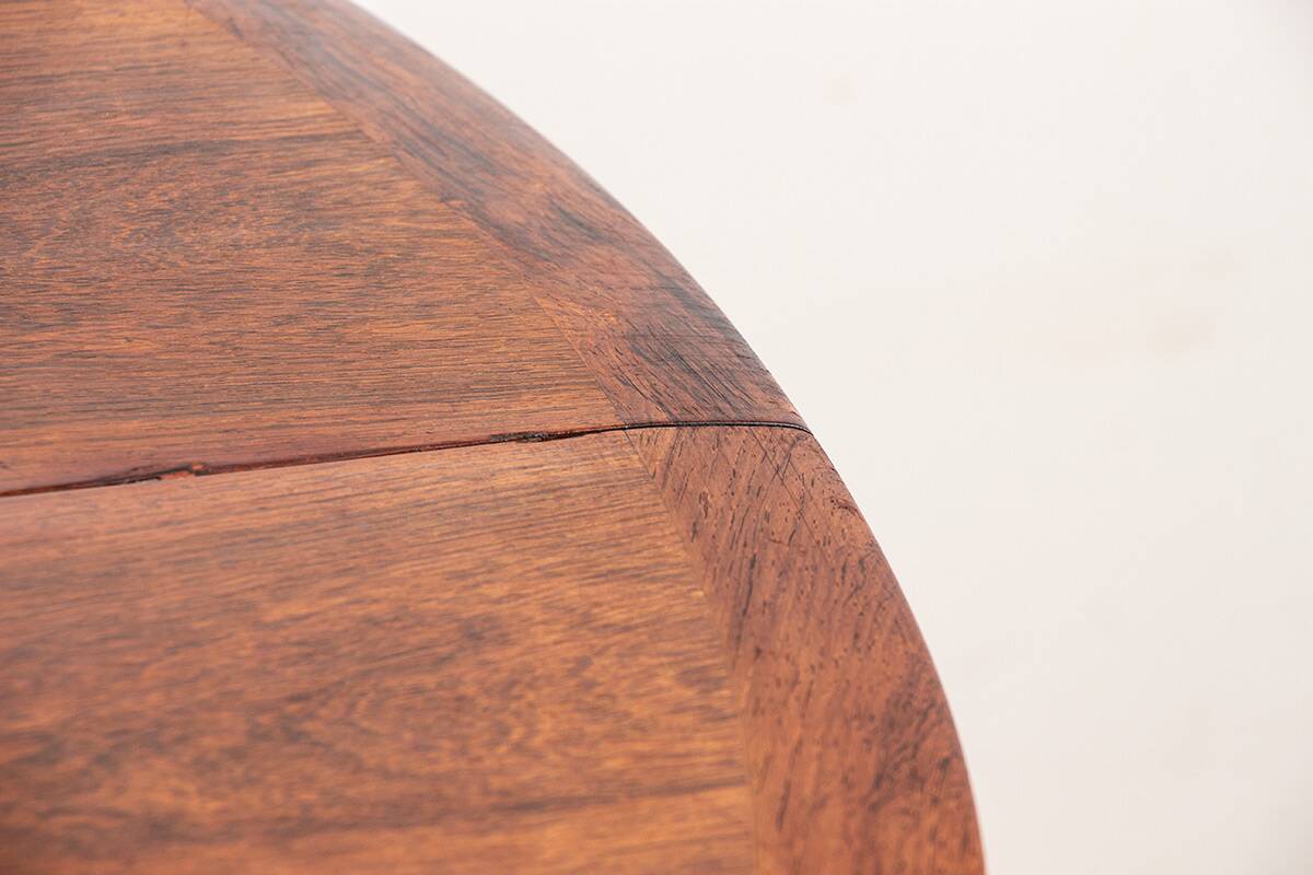 Danish extendable dining table in rosewood by Kai Lyngfeldt Larsen.
