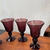 Set of 6 Biot stemmed glasses