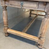 Table de ferme sablée à rallonges