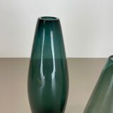 Set of three turmalin vases wilhelm wagenfeld wmf attributed, germany 1960s