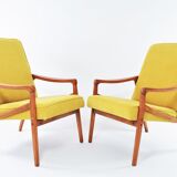 Yellow pen armchair