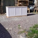 Grey painted fir counter