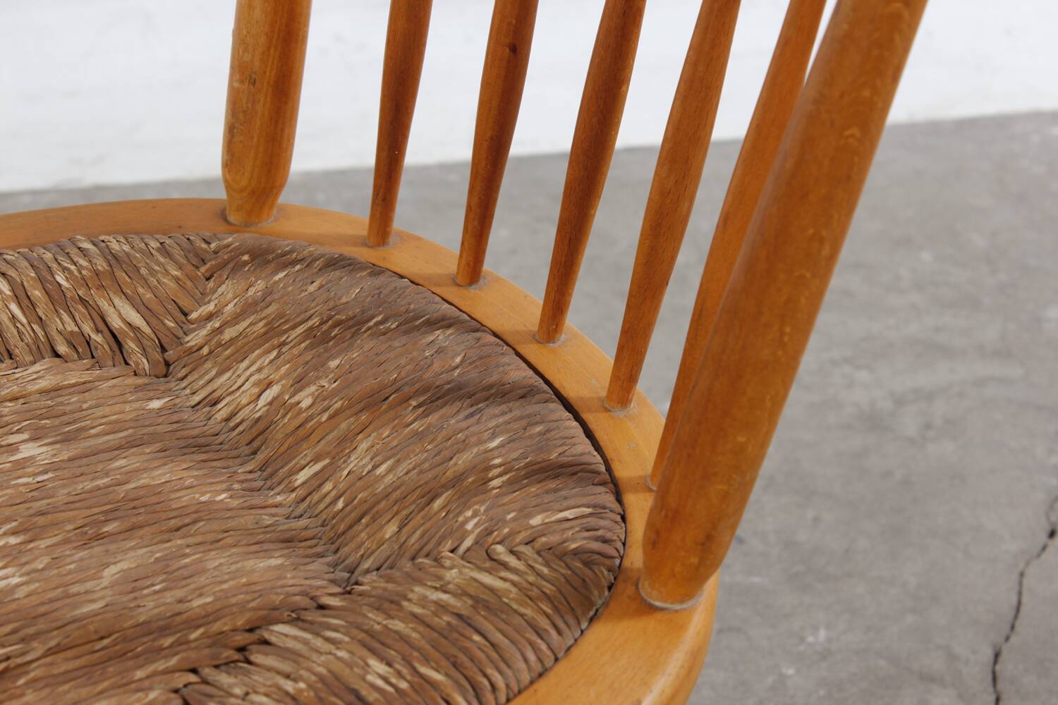 Vintage 4er Set Stühle Lambrecht WKS Mid Century 50er 60er