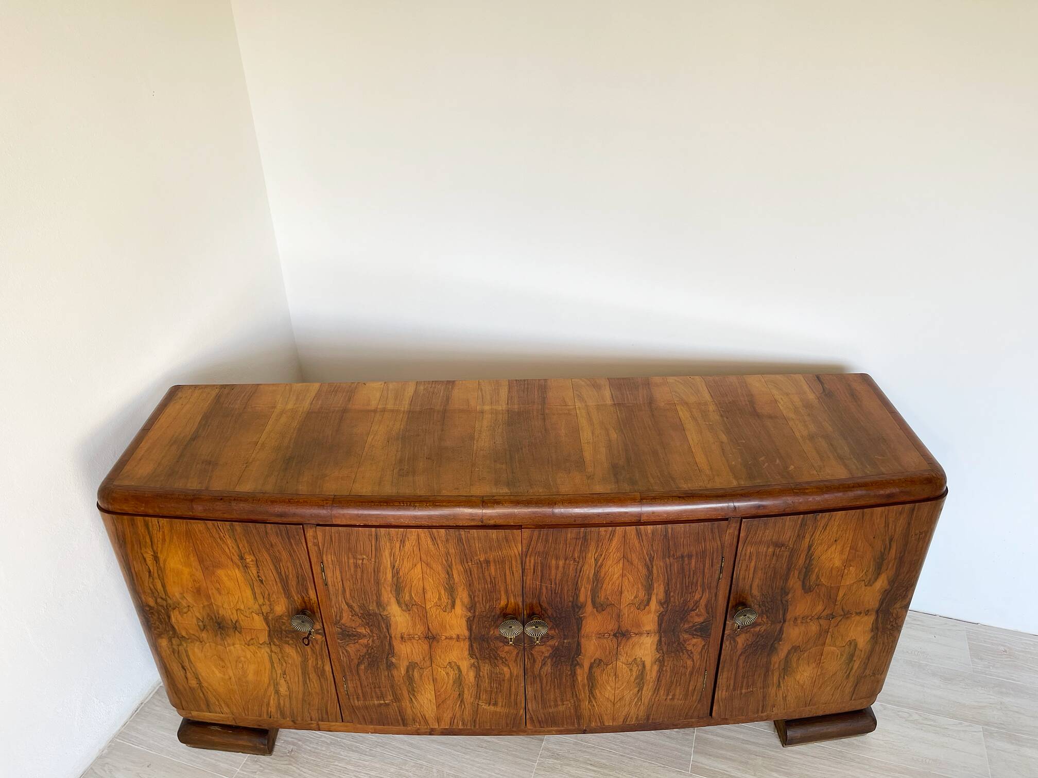 Impressionnant buffet Art déco italien des années 1920/1930
