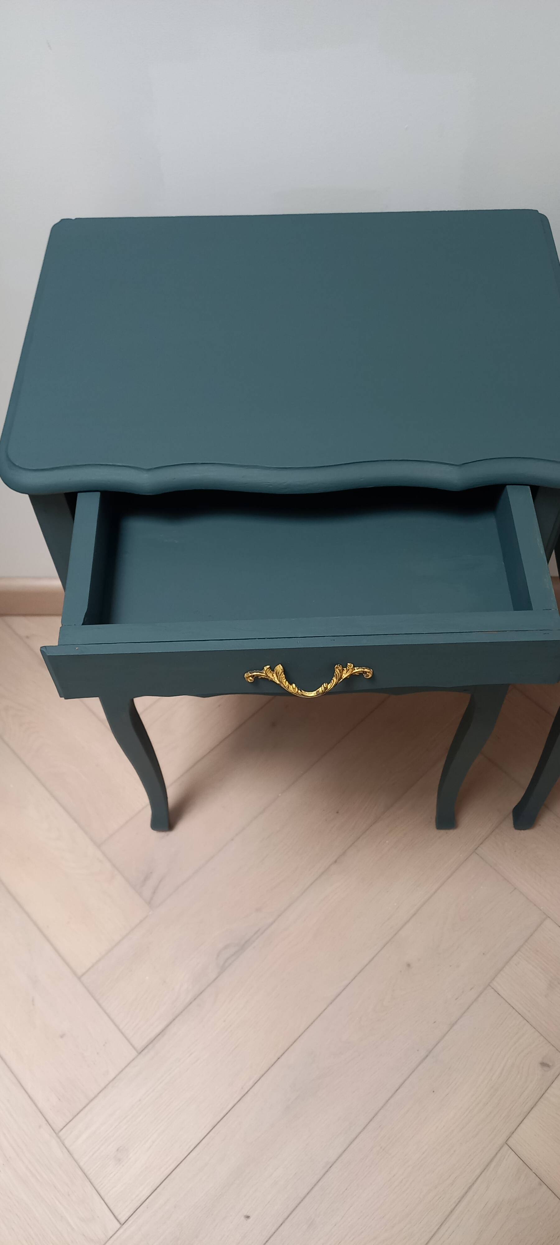 Pair of antique bedside tables