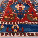 Old turkish kazak rug oriental, 306x221 cm
