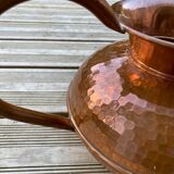 Pot Villedieu in hammered copper