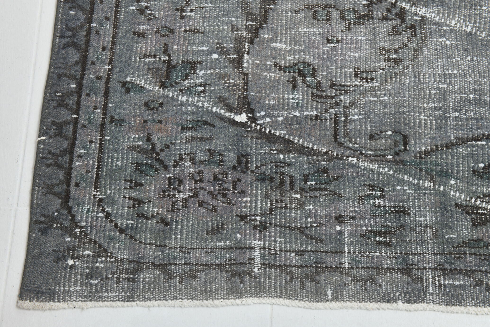 6x8 dark gray classic vintage rug,176x256cm