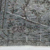 6x8 dark gray classic vintage rug,176x256cm