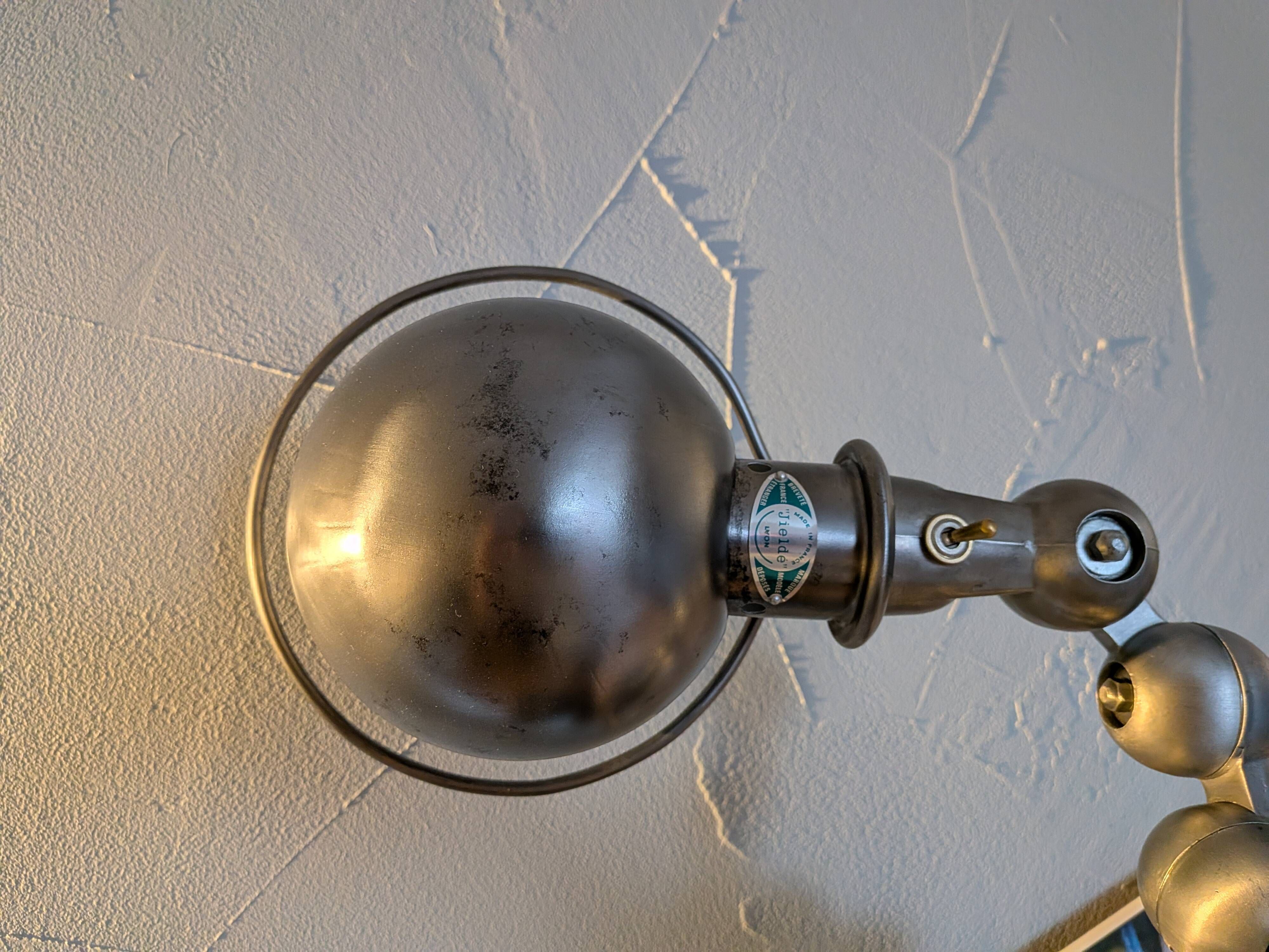 Lampe industrielle Jielde restaurée atypique