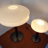 Italian Opal Glass Lamps by Stefano Marcato, Set of 2