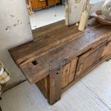 Established former brutalist console oak pine