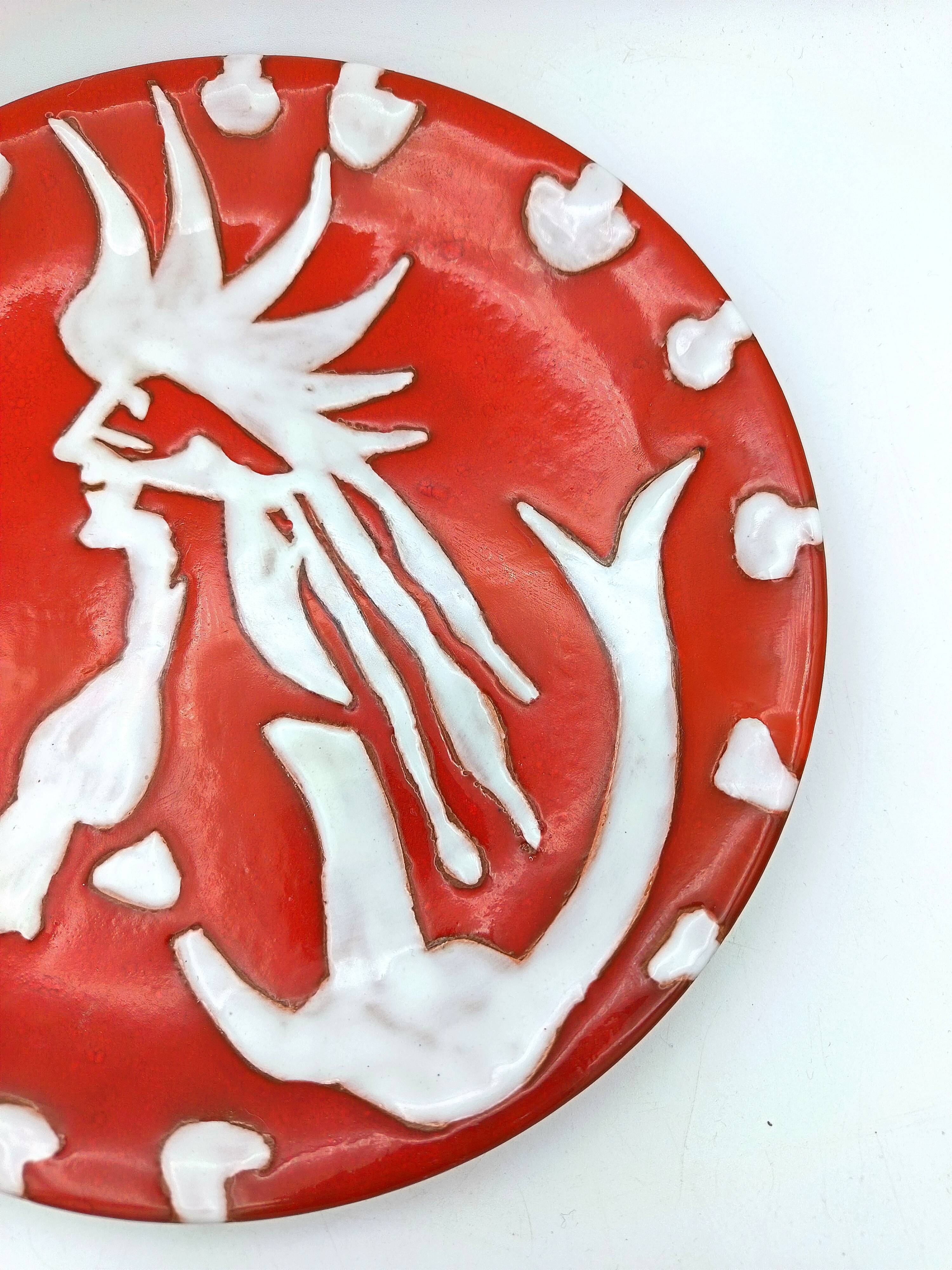 Ceramic plate by Jean Lurçat