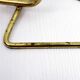 Table or hanging lamp in brass and opal glass 1970