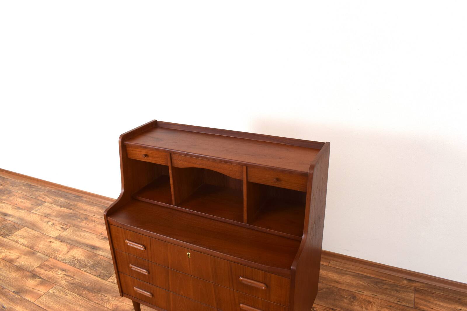 Mid-Century Danish Teak Secretary, 1960s.