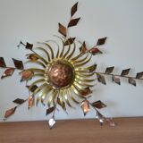 Chiseled metal sculpture