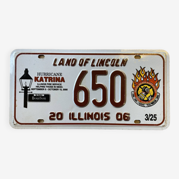 Plaque Illinois 650