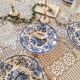 10 assiettes creuses, terre de fer, Italie