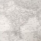 Carte de l'Europe Afrique et Asie 1939