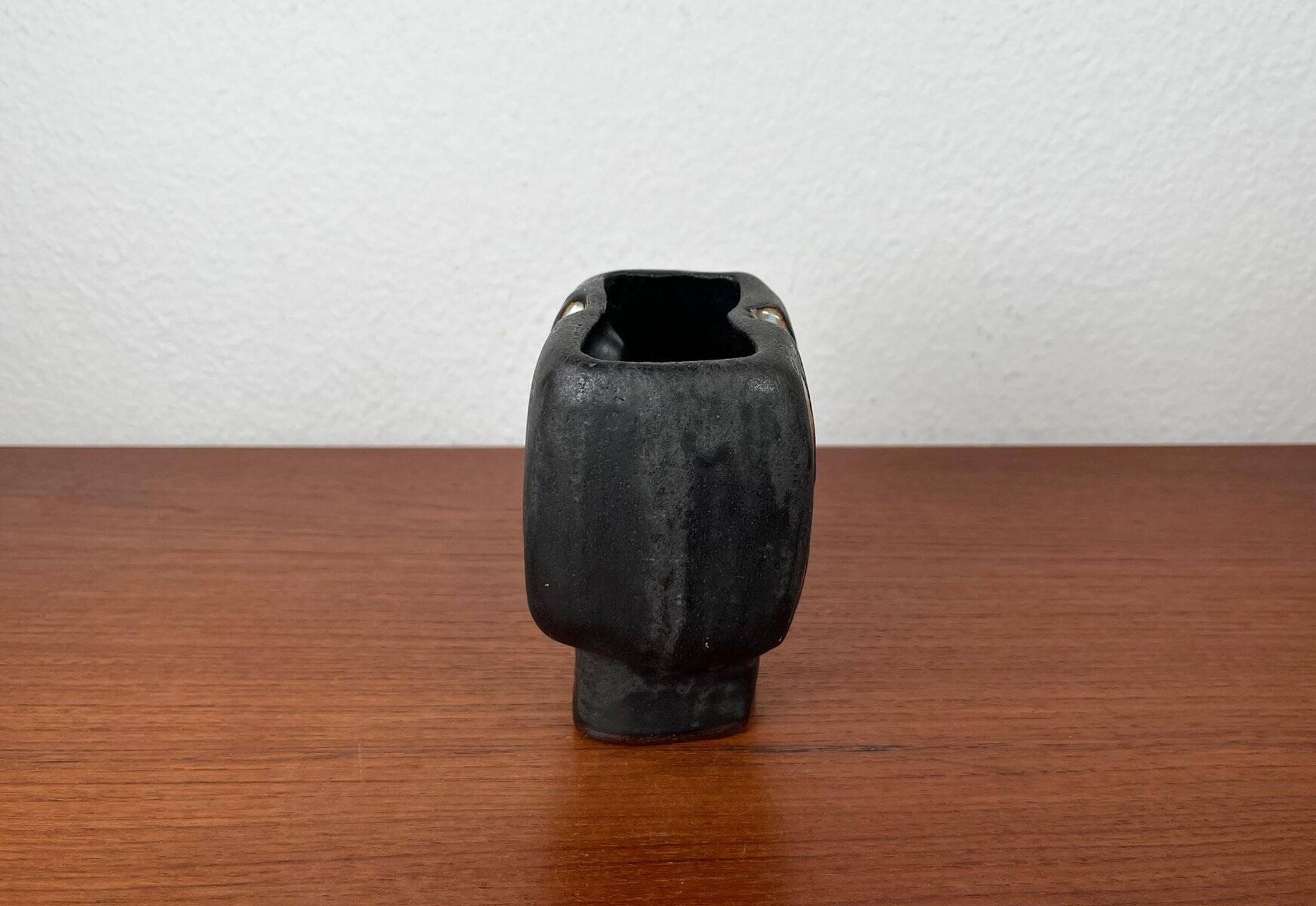 Mid-century studio pottery vase by Helmut Friedrich Schäffenacker for Schäffenacker Keramik, 1960s.