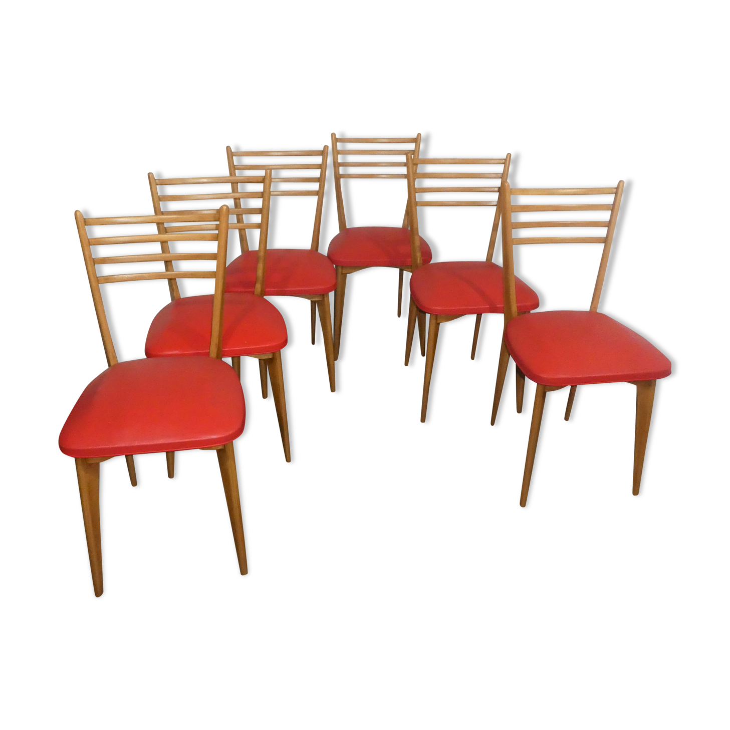 Lot of 6 dining room chairs