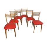 Lot of 6 dining room chairs