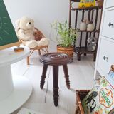 Vintage tripod stool