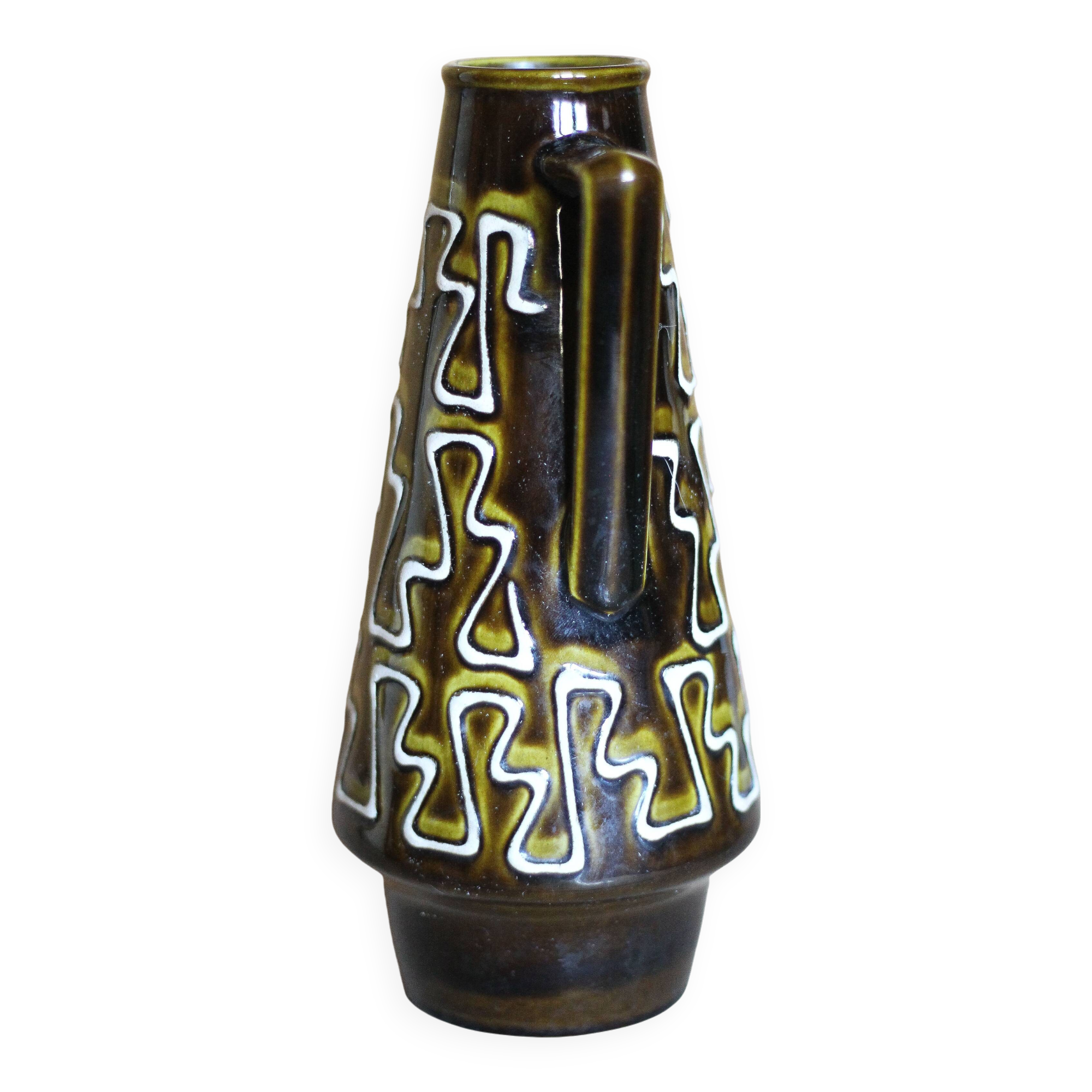 West Germany ceramic vase 2001/25, decorative vase, flower pot