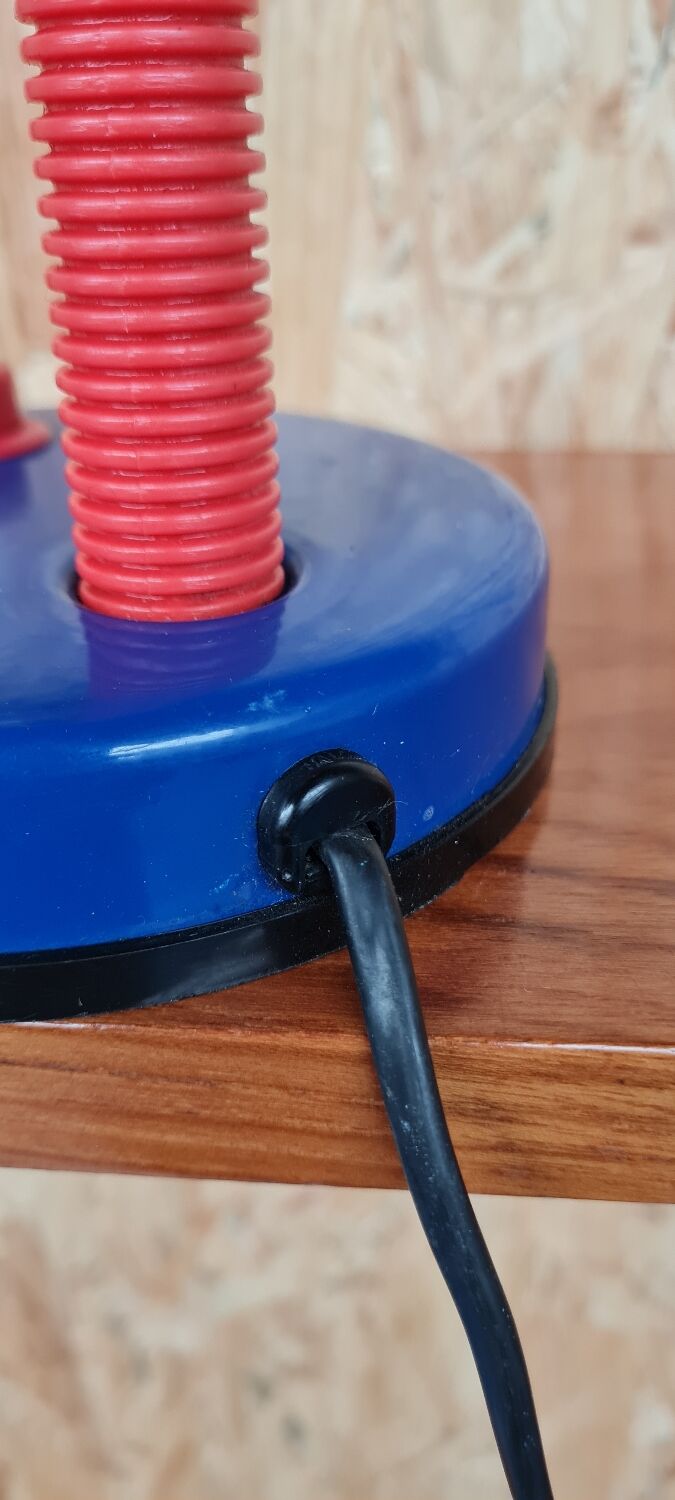 Primary color desk lamp 1980