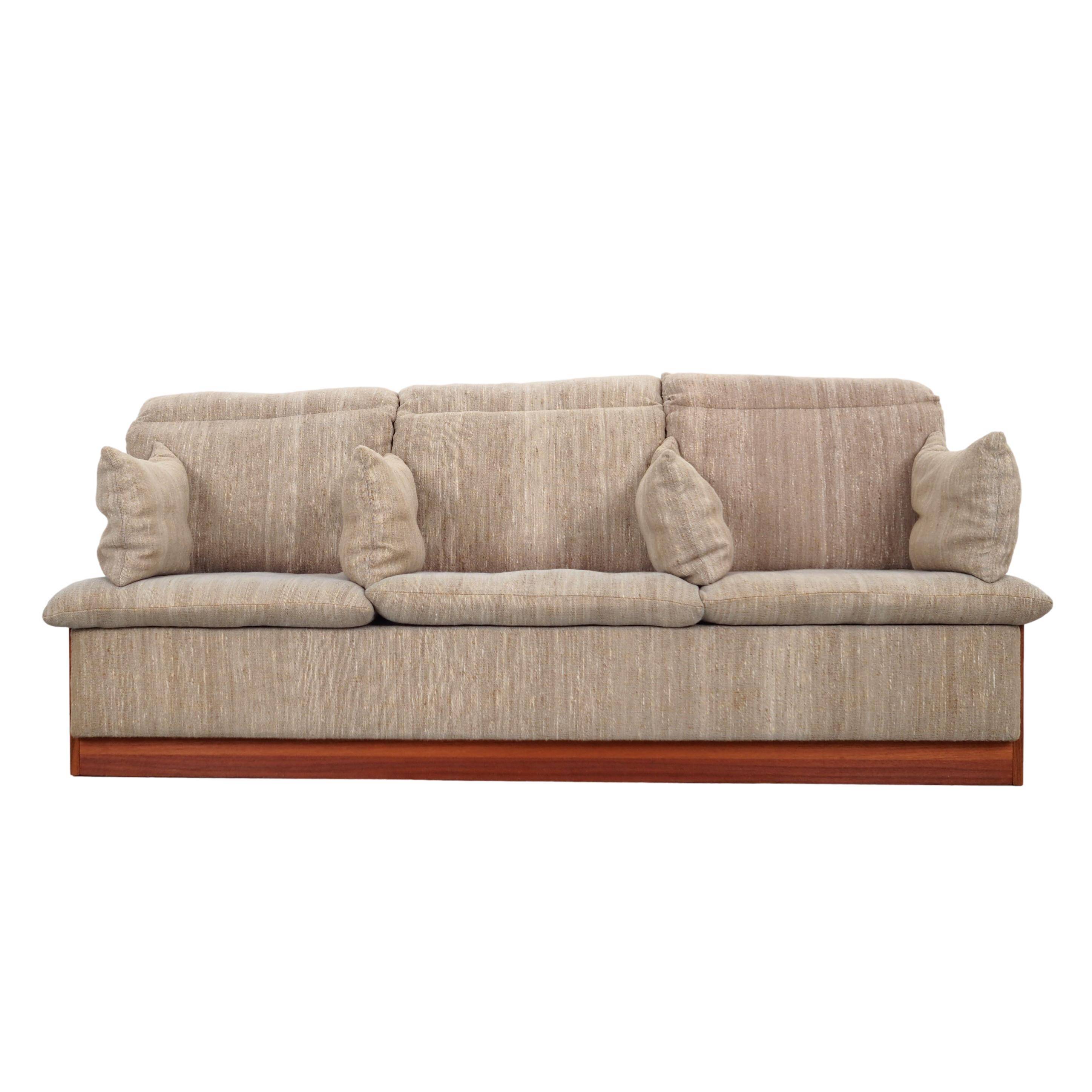 Teak sofa, Danish design, 1970s, production: Denmark
