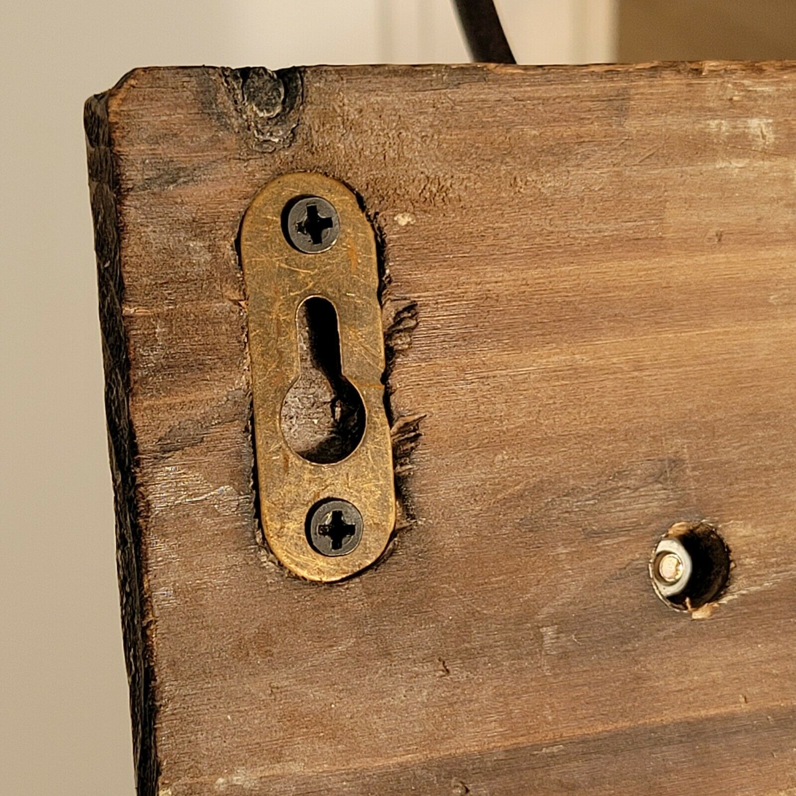 Wall coat rack with 2 hook hooks old style
