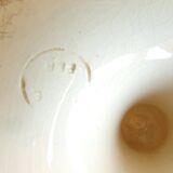 Antique compotier in rustic iron earth