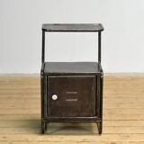 Set of iron nightstands, 1950s
