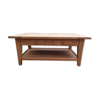 Old walnut coffee table