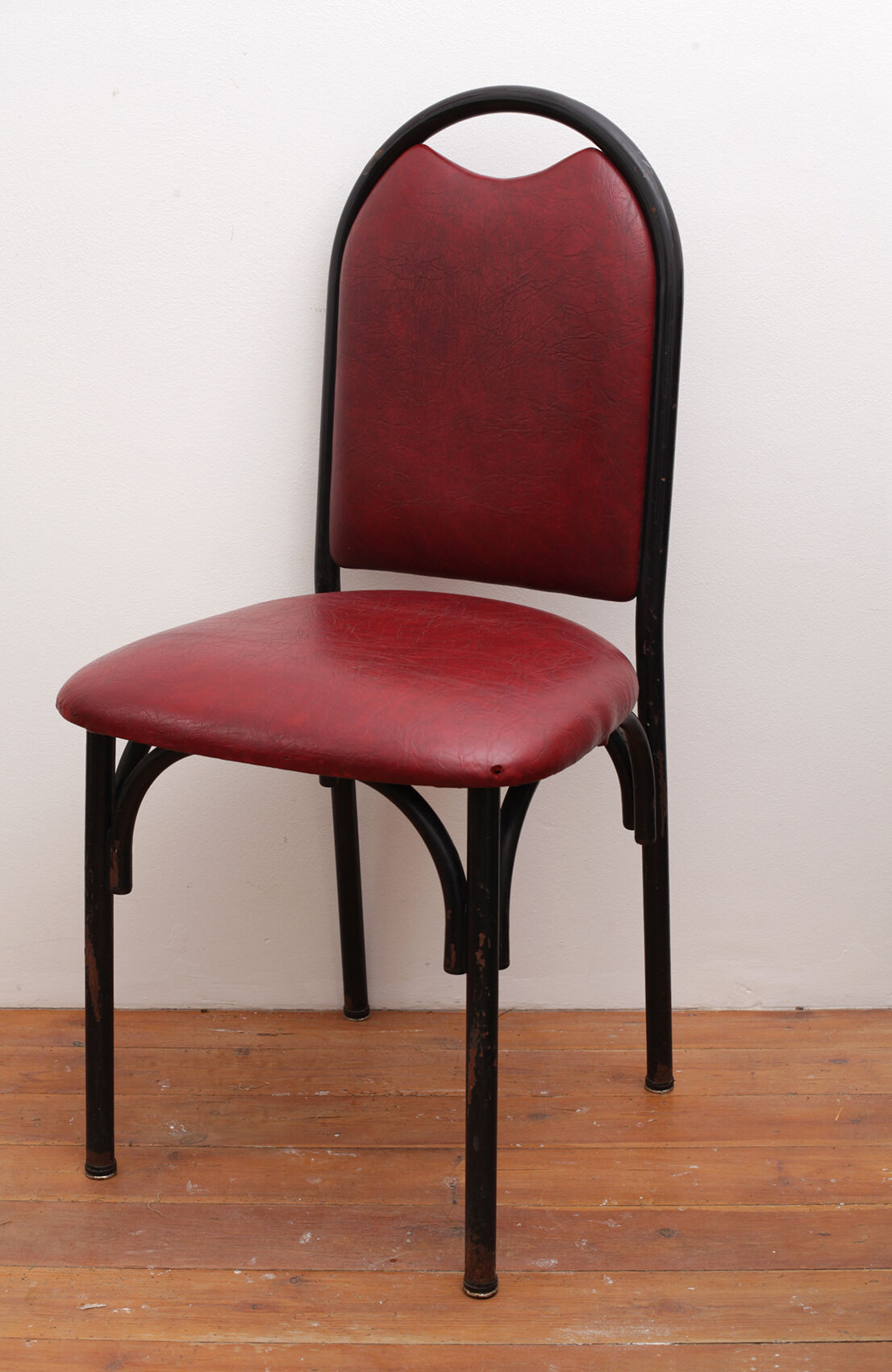 Red vintage bistro chair