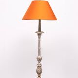 Italian Baroque carved Wooden floor lamp 1970s