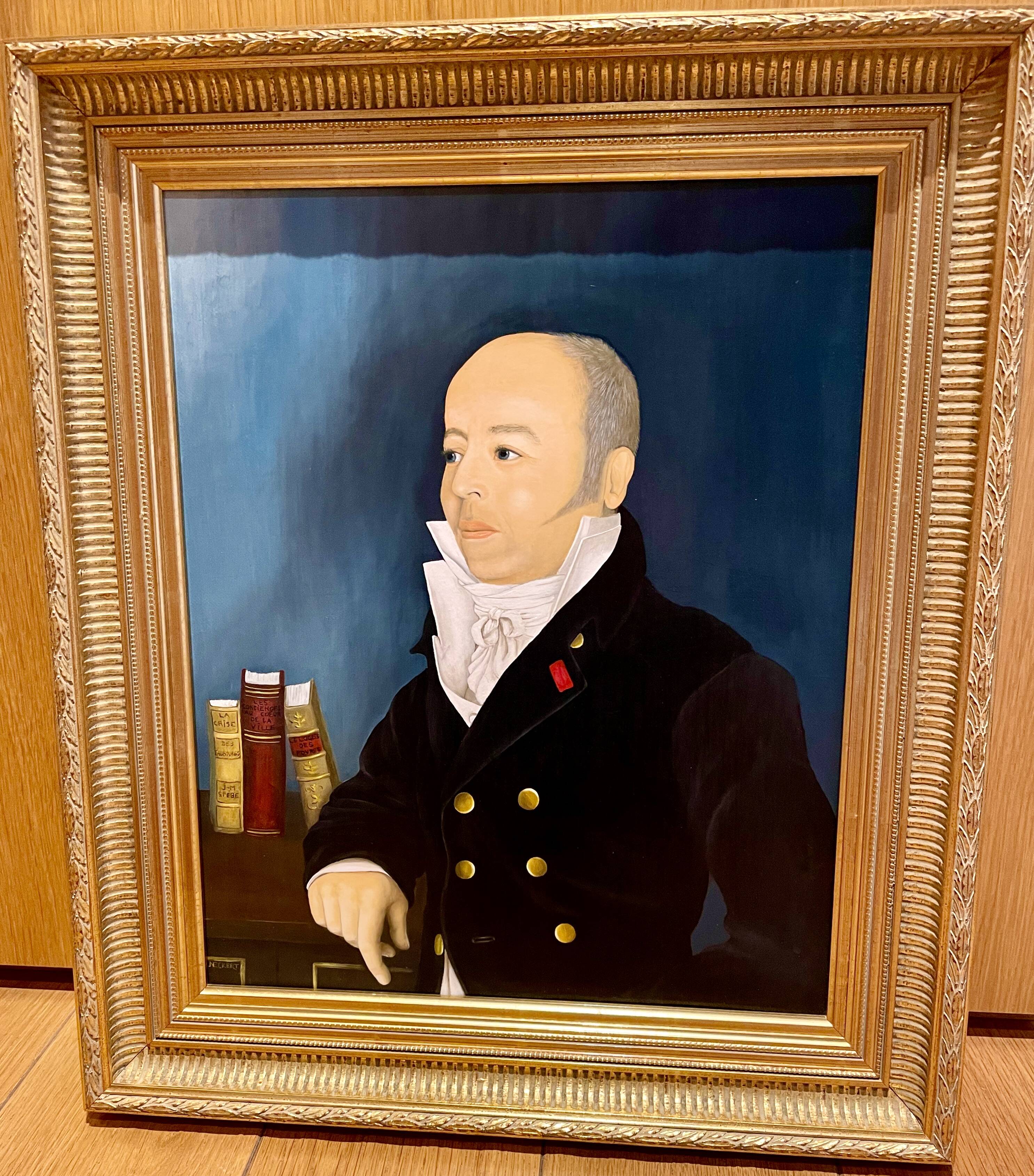 19th century oil portrait
