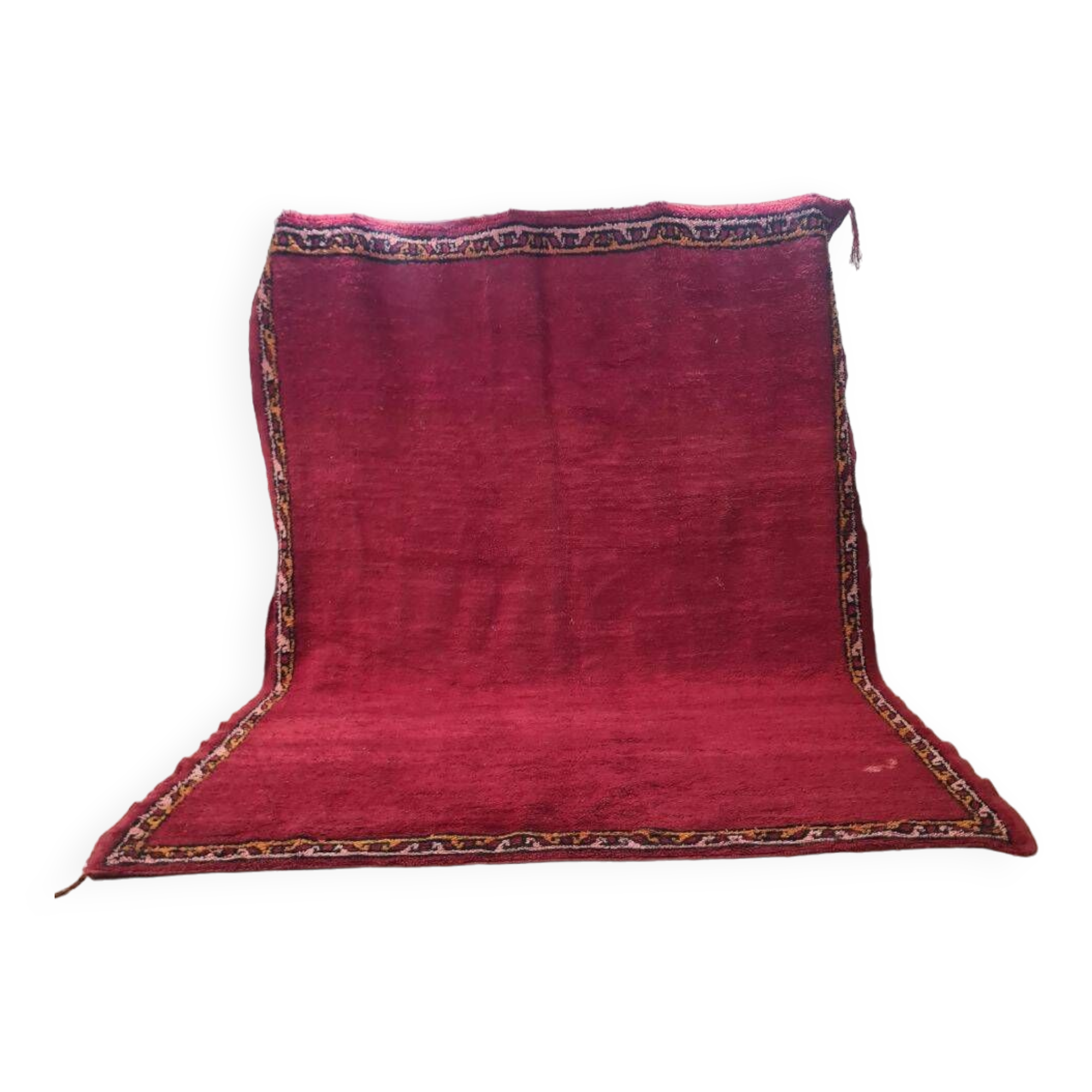 Handmade wool Berber rug 330X220 cm