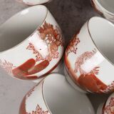 Set of 6 tea cups, JAPAN