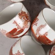 Set of 6 tea cups, JAPAN