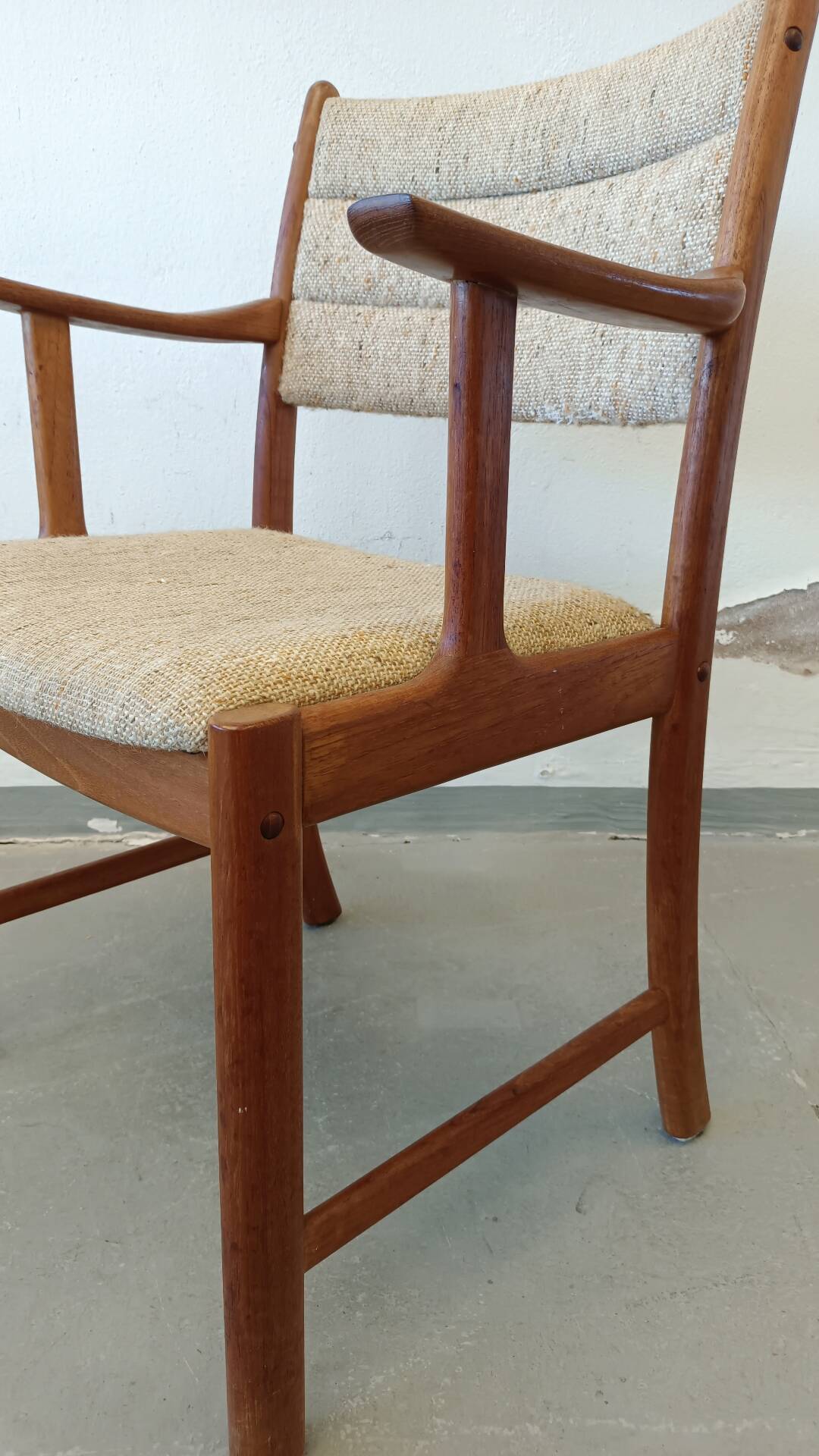 Scandinavian armchair in teak