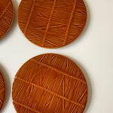 Slip dessert plates