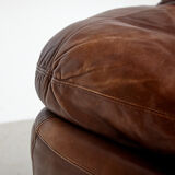 Modular leather sofa by Dreipunkt, set of 3.