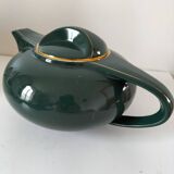 Salins art deco earthenware teapot